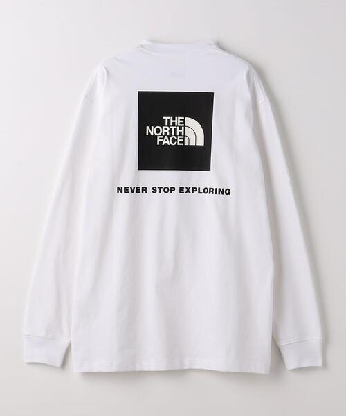 THE NORTH FACE(ザノースフェイス)の「<THE NORTH FACE> バック スクエア ロゴ ロングスリーブ Tシャツ(Tシャツ/カットソー・メンズ・ホワイト/ブラック/グレー・XL/L/M)」の12枚目の写真