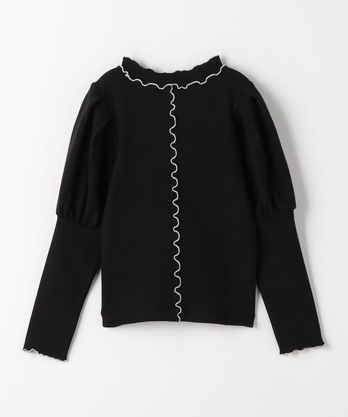 green label relaxing(グリーンレーベルリラクシング)の「TJ タックスリーブ メロー プルオーバー 100cm-130cm(Tシャツ/カットソー・キッズ・マスタード/ブラック/オフホワイト・120cm/130cm/100cm/110cm)」の9枚目の写真