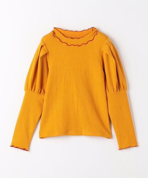 green label relaxing(グリーンレーベルリラクシング)の「TJ タックスリーブ メロー プルオーバー 100cm-130cm(Tシャツ/カットソー・キッズ・マスタード/ブラック/オフホワイト・120cm/130cm/100cm/110cm)」の16枚目の写真