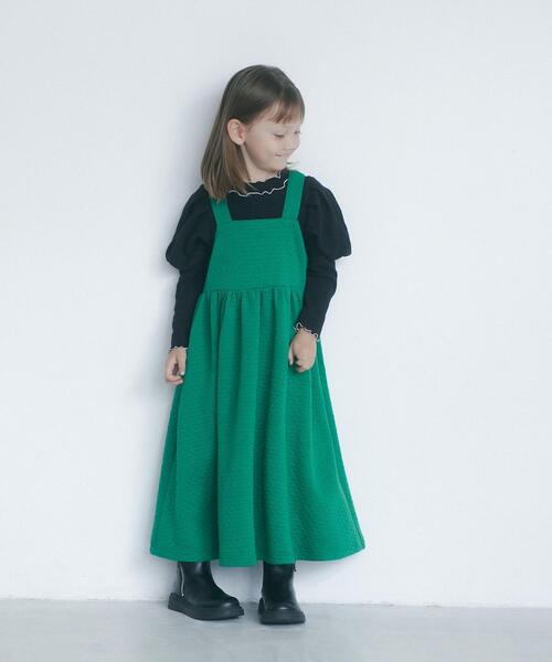 green label relaxing(グリーンレーベルリラクシング)の「TJ タックスリーブ メロー プルオーバー 100cm-130cm(Tシャツ/カットソー・キッズ・マスタード/ブラック/オフホワイト・120cm/130cm/100cm/110cm)」の17枚目の写真