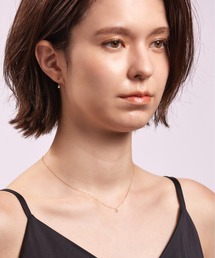 anq.（アンク）の「「anq.」K18・ティアドロップ 0.12ct