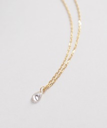 anq.（アンク）の「「anq.」K18・ティアドロップ 0.12ctダイヤモンド