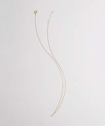 anq.【アンク】K18 ティアドロップ ダイヤモンドネックレス anq.】K18・ティアドロップ 0.12ctダイヤモンド ネックレス | KU