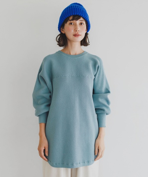 studio CLIP（スタディオクリップ）の「【玄長なおこさんコラボ/3シーズンニット】洗える着回し軽ニット（ニット/セーター・レディース・レッド/ブラック/その他7/アイボリー/グレー・FREE）」の5枚目の写真