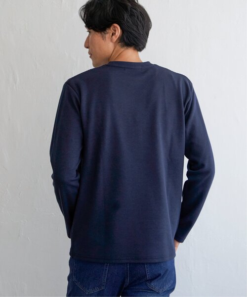ikka（イッカ）の「ブロックスジャガードクルーネック（スウェット・メンズ・ネイビー/ホワイト/グリーン/ワイン・XL/L/M/S）」の10枚目の写真