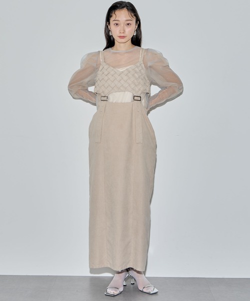 ELLEgirl(エルガール)の「配色ダブルチュールパフスリーブトップス【ELLEgirl/エル ガール】(シャツ/ブラウス・レディース・シャーベット/グレー/ライトピンク/ダークラベンダー・FREE)」の18枚目の写真