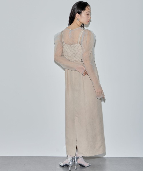 ELLEgirl(エルガール)の「配色ダブルチュールパフスリーブトップス【ELLEgirl/エル ガール】(シャツ/ブラウス・レディース・シャーベット/グレー/ライトピンク/ダークラベンダー・FREE)」の19枚目の写真