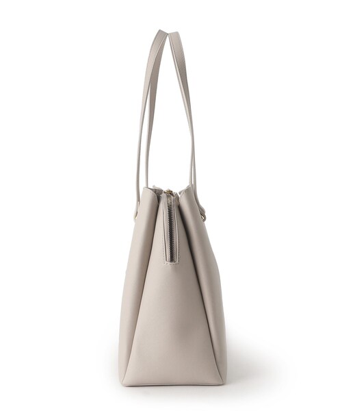 OPAQUE.CLIP（オペークドットクリップ）の「◆【A4収納可】3層トートバッグ/通勤・セレモニー対応（トートバッグ・レディース・ベージュ/グレー/ブラック・00）」の7枚目の写真