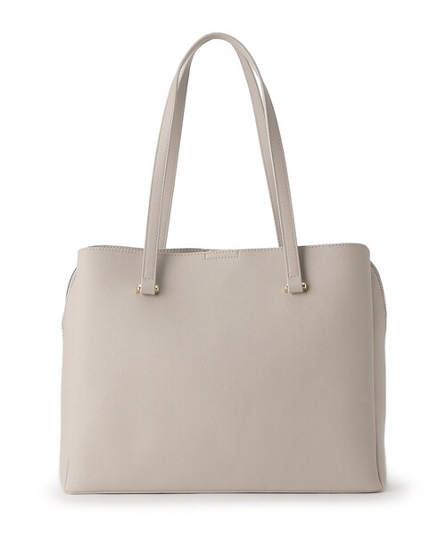 OPAQUE.CLIP（オペークドットクリップ）の「◆【A4収納可】3層トートバッグ/通勤・セレモニー対応（トートバッグ・レディース・ベージュ/グレー/ブラック・00）」の8枚目の写真