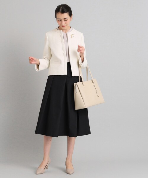 OPAQUE.CLIP（オペークドットクリップ）の「◆【A4収納可】3層トートバッグ/通勤・セレモニー対応（トートバッグ・レディース・ベージュ/グレー/ブラック・00）」の22枚目の写真