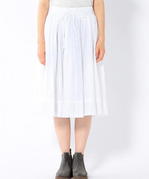 coen(コーエン)の「【Market】ソリッドギャザーフレアスカート◆(スカート・レディース・オフホワイト/ネイビー・FREE)」の9枚目の写真