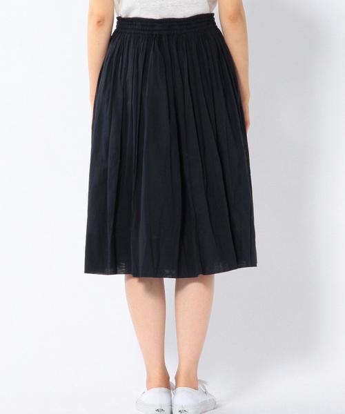 coen(コーエン)の「【Market】ソリッドギャザーフレアスカート◆(スカート・レディース・オフホワイト/ネイビー・FREE)」の7枚目の写真