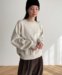 CANAL JEAN | El mar(エルマール) コンパクト裏起毛クルーネックトレーナー(スウェット)