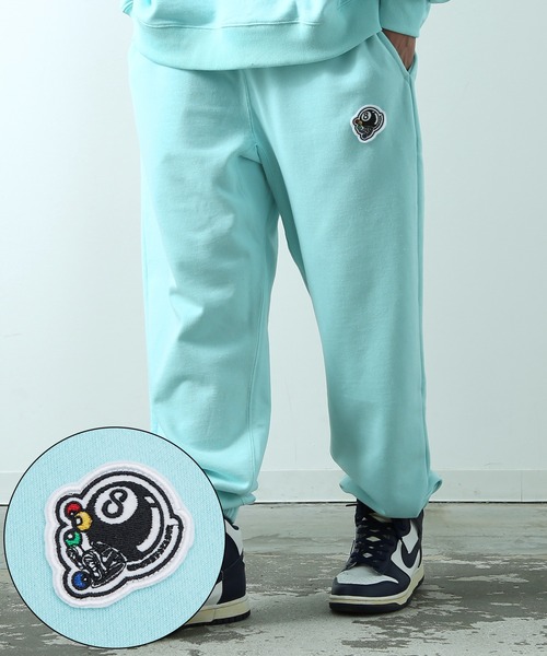 SIDEWAY STANCE（サイドウェイスタンス）の「【SIDEWAY STANCE】ワンポイント ワッペン スウェットパンツ（スウェットパンツ・メンズ・ブラック系/ホワイト系2/ブラック系1/グレー系/グレー系2/ブラック/ブラック系2/ブルー系/ホワイト/ホワイト系/ブルー系2/グレー/ブルー系1/グレー系1/ブルー/ホワイト系1・MEDIUM/LARGE）」の16枚目の写真