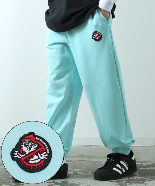 SIDEWAY STANCE（サイドウェイスタンス）の「【SIDEWAY STANCE】ワンポイント ワッペン スウェットパンツ（スウェットパンツ・メンズ・ブラック系/ホワイト系2/ブラック系1/グレー系/グレー系2/ブラック/ブラック系2/ブルー系/ホワイト/ホワイト系/ブルー系2/グレー/ブルー系1/グレー系1/ブルー/ホワイト系1・MEDIUM/LARGE）」の14枚目の写真