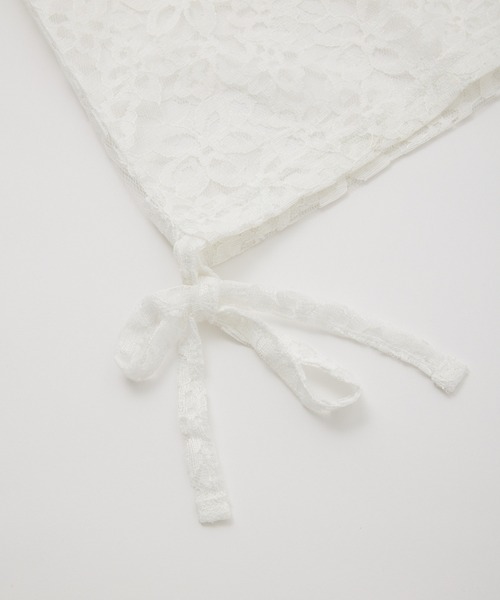 MILKFED.（ミルクフェド）の「LACE BLOUSE（シャツ/ブラウス・レディース・ホワイト/ライトブルー/ブラック・ONE SIZE）」の9枚目の写真