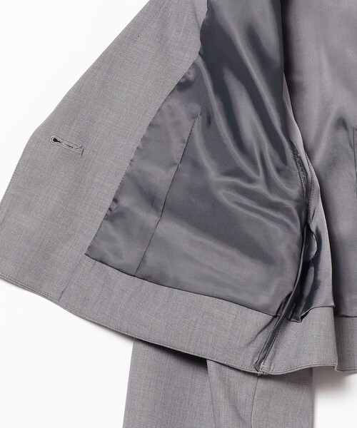 Ray BEAMS（レイビームス）の「RBS / シアー ショルダー ジャケット（テーラードジャケット・レディース・ブラック/シルバー・0/1）」の17枚目の写真