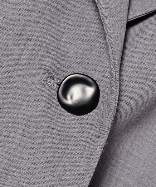 Ray BEAMS（レイビームス）の「RBS / シアー ショルダー ジャケット（テーラードジャケット・レディース・ブラック/シルバー・0/1）」の19枚目の写真