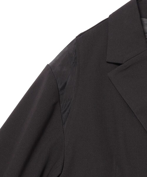 Ray BEAMS（レイビームス）の「RBS / シアー ショルダー ジャケット（テーラードジャケット・レディース・ブラック/シルバー・0/1）」の22枚目の写真