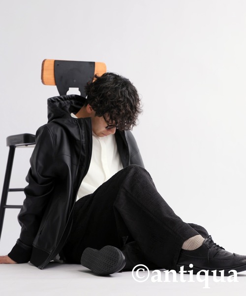 ニュアンス柄ジャガードパンツ（その他パンツ）｜antiqua（アンティカ）