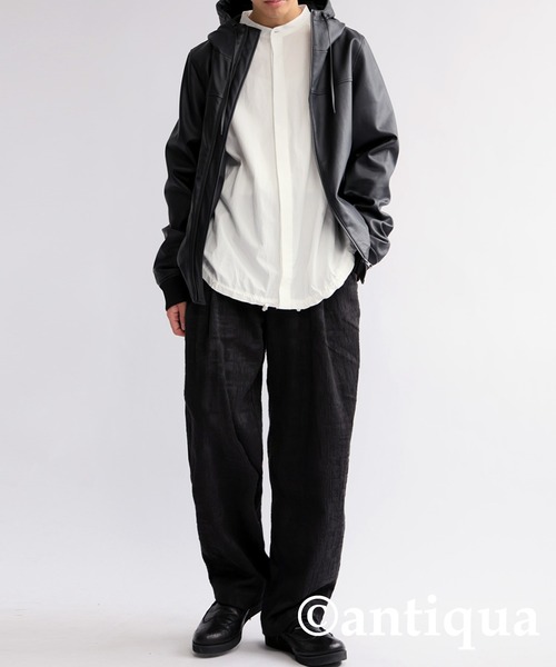 ニュアンス柄ジャガードパンツ（その他パンツ）｜antiqua（アンティカ）