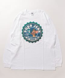 【 Tom&Jerry 】 ロングスリーブTシャツ (チーズサークル/クリームソーダ)