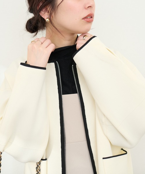 natural couture(ナチュラルクチュール)の「ラメフライスプチハイプルオーバー(Tシャツ/カットソー・レディース・ブラック/シルバー/ゴールド・FREE)」の7枚目の写真