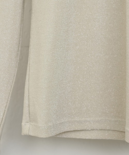 natural couture(ナチュラルクチュール)の「ラメフライスプチハイプルオーバー(Tシャツ/カットソー・レディース・ブラック/シルバー/ゴールド・FREE)」の20枚目の写真
