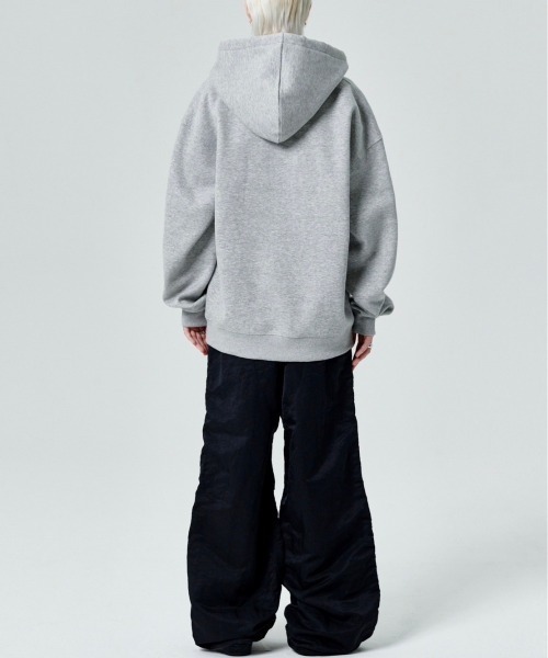 runningHIGH（ランニングハイ）の「【runningHIGH】LETTERING ZIP UP HOODIE（パーカー・レディース・グレー/カモフラージュ/ブラック・ONE SIZE）」の20枚目の写真