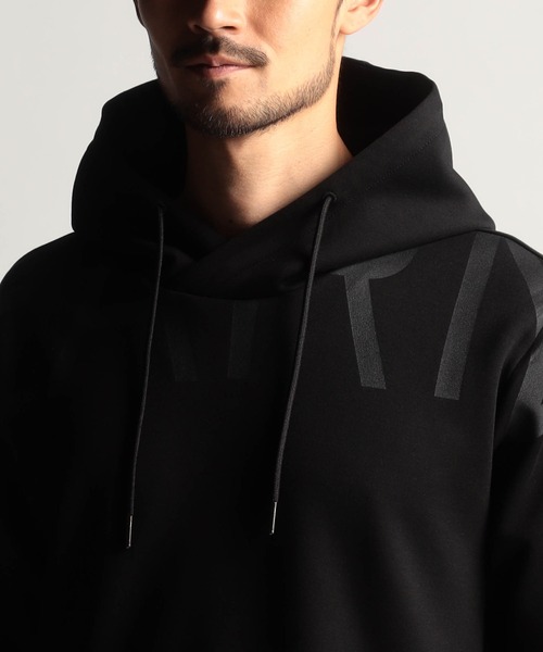 NICOLE CLUB FOR MEN（ニコルクラブフォーメン）の「ビッグロゴプリント５分袖パーカー（ベスト・メンズ・その他/ブラック/ミント/オレンジ系/アッシュグレー/オフホワイト・MEDIUM/X-LARGE/LARGE）」の15枚目の写真