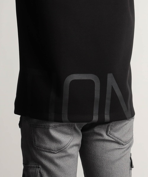 NICOLE CLUB FOR MEN（ニコルクラブフォーメン）の「ビッグロゴプリント５分袖パーカー（ベスト・メンズ・その他/ブラック/ミント/オレンジ系/アッシュグレー/オフホワイト・MEDIUM/X-LARGE/LARGE）」の18枚目の写真