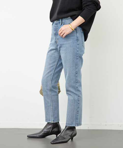 新品タグ付き✨現行完売【Deuxieme Classe】スリム クロップドデニム スリム クロップドデニム（デニムパンツ・ジーンズ）｜Deuxieme