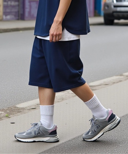 United Athle（ユナイテッドアスレ）の「【United Athle】8.2オンス スウェット ショーツ (裏パイル) 5199（スウェットパンツ・メンズ・インディゴブルー/ミント/ブラック/アッシュ/ナチュラル・L/S/XL/M）」の5枚目の写真