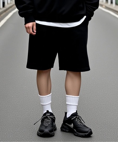 United Athle（ユナイテッドアスレ）の「【United Athle】8.2オンス スウェット ショーツ (裏パイル) 5199（スウェットパンツ・メンズ・インディゴブルー/ミント/ブラック/アッシュ/ナチュラル・L/S/XL/M）」の2枚目の写真