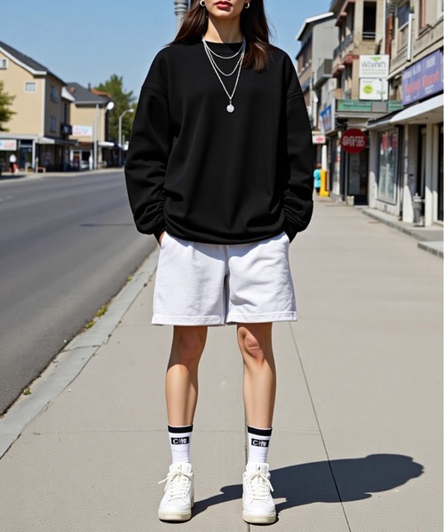 United Athle（ユナイテッドアスレ）の「【United Athle】8.2オンス スウェット ショーツ (裏パイル) 5199（スウェットパンツ・メンズ・インディゴブルー/ミント/ブラック/アッシュ/ナチュラル・L/S/XL/M）」の10枚目の写真