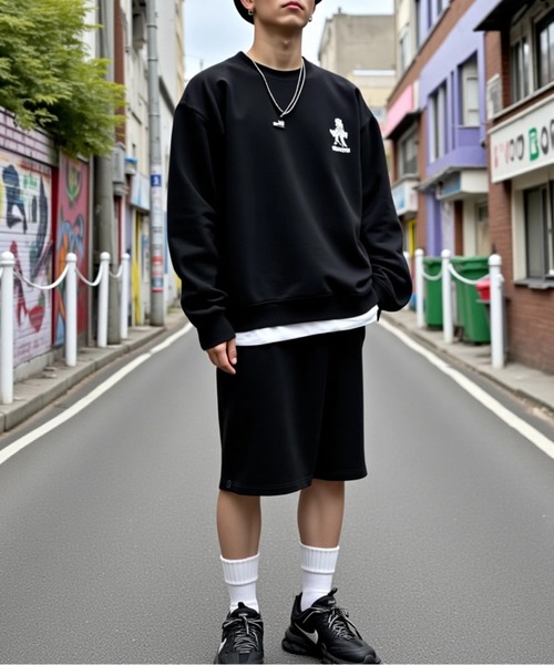 SITON トランクイルリビング スウェット サイズ2あおば着用 セール】【United Athle】8.2オンス スウェット ショーツ (裏パイル