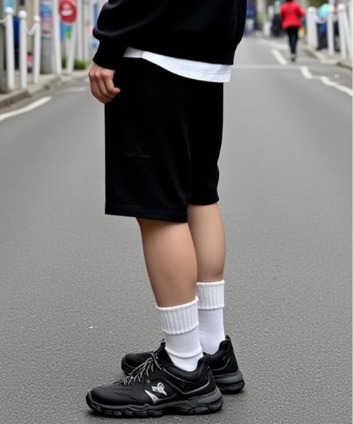 United Athle（ユナイテッドアスレ）の「【United Athle】8.2オンス スウェット ショーツ (裏パイル) 5199（スウェットパンツ・メンズ・インディゴブルー/ミント/ブラック/アッシュ/ナチュラル・L/S/XL/M）」の7枚目の写真