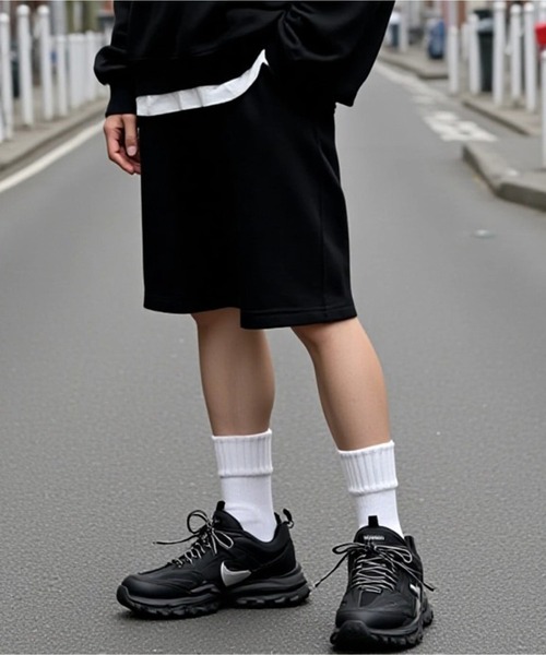 United Athle（ユナイテッドアスレ）の「【United Athle】8.2オンス スウェット ショーツ (裏パイル) 5199（スウェットパンツ・メンズ・インディゴブルー/ミント/ブラック/アッシュ/ナチュラル・L/S/XL/M）」の8枚目の写真