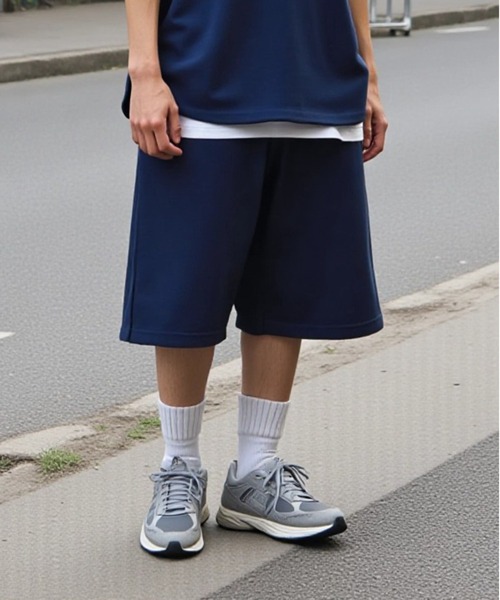 United Athle（ユナイテッドアスレ）の「【United Athle】8.2オンス スウェット ショーツ (裏パイル) 5199（スウェットパンツ・メンズ・インディゴブルー/ミント/ブラック/アッシュ/ナチュラル・L/S/XL/M）」の17枚目の写真