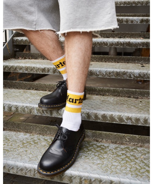 Dr. Martens（ドクターマーチン）の「Dr. Martens/ドクターマーチン アスレティック ロゴ ソックス AC681103（ソックス/靴下・レディース・ホワイト・S/M/M/L）」の3枚目の写真