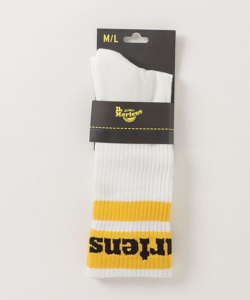 Dr. Martens（ドクターマーチン）の「Dr. Martens/ドクターマーチン アスレティック ロゴ ソックス AC681103（ソックス/靴下・レディース・ホワイト・S/M/M/L）」の5枚目の写真