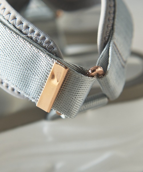 mio notis（ミオノティス）の「【MIO NOTIS(ミオ ノティス)】厚底軽量スポーツサンダル（サンダル・レディース・ベージュ/ブラック/グレー・L/M）」の22枚目の写真