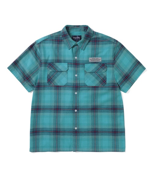 【セール】Ombre Check S/S Shirt(シャツ/ブラウス)|thisisneverthat(ディスイズネバーザット)