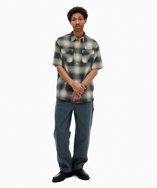 thisisneverthat(ディスイズネバーザット)の「Ombre Check S/S Shirt(シャツ/ブラウス・メンズ・ブラウン/グリーン・L/M/S/XL)」の6枚目の写真