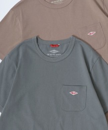 BALL/ボール POCKET SS TEE/ヘビーウェイト天竺 ミニロゴワッペン ワンポイント刺繍 ポケット 半袖Tシャツ/レディース メンズ