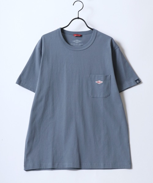 BALL(ボール)の「BALL/ボール POCKET SS TEE/ヘビーウェイト天竺 ミニロゴワッペン ワンポイント刺繍 ポケット 半袖Tシャツ/レディース メンズ(Tシャツ/カットソー・メンズ・モカ/ネイビー/チャコール/グリーン/レンガ/サックスブルー/ブラック/オフホワイト/グレー・M/L/LL)」の14枚目の写真