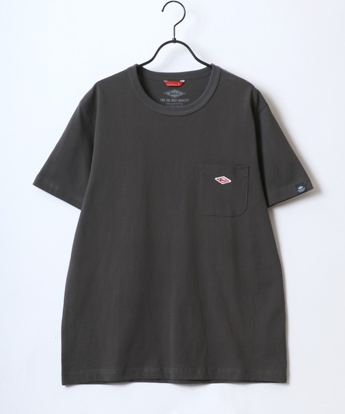 BALL(ボール)の「BALL/ボール POCKET SS TEE/ヘビーウェイト天竺 ミニロゴワッペン ワンポイント刺繍 ポケット 半袖Tシャツ/レディース メンズ(Tシャツ/カットソー・メンズ・モカ/ネイビー/チャコール/グリーン/レンガ/サックスブルー/ブラック/オフホワイト/グレー・M/L/LL)」の21枚目の写真