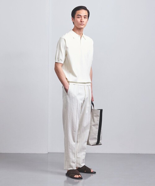 コットン ポリエステル ショートスリーブ　ニット ポロシャツ UNITED ARROWS（ユナイテッドアローズ）の「コットン