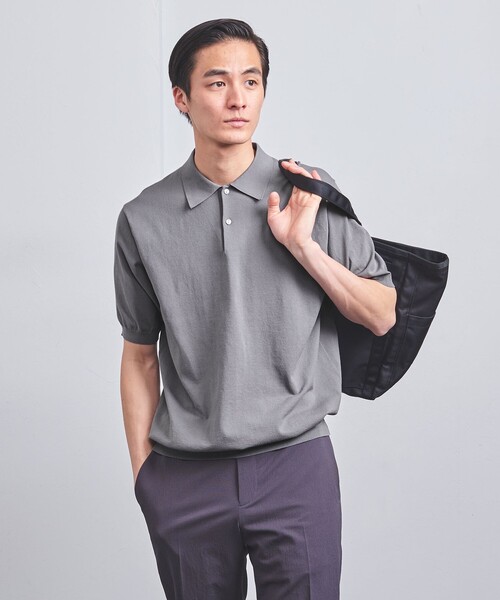 コットン ポリエステル ショートスリーブ　ニット ポロシャツ UNITED ARROWS（ユナイテッドアローズ）の「コットン