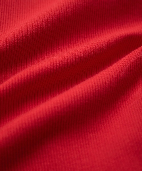 SALON adam et rope'（サロン アダム エ ロペ）の「【雑誌掲載】KINANファームリーリブタンクトップ（タンクトップ・レディース・レッド/オフホワイト/ブラック/カーキ・FREE）」の19枚目の写真